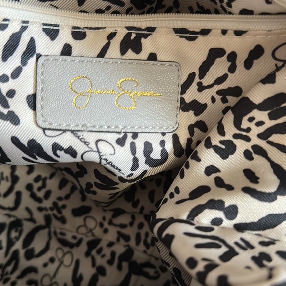 Jessica Simpson Celina purse- gray with gold accents - Picture 5 of 8